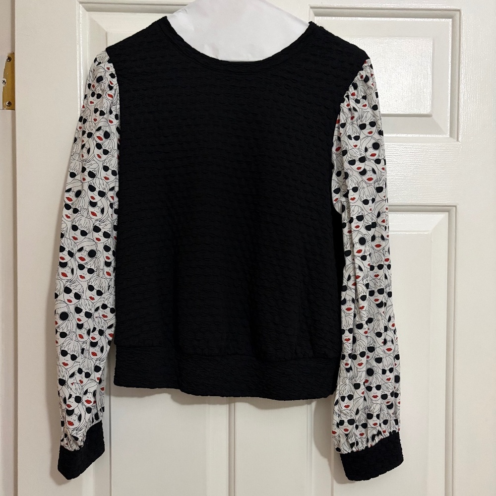 Porridge for Anthropologie textured sweatshirt